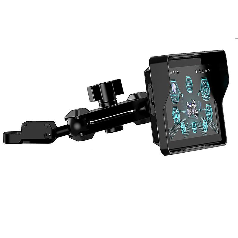 Motorcycle GPS Navigation Carplay Touch Screen Display Recorder IPX7 Waterproof Android Auto Monitor