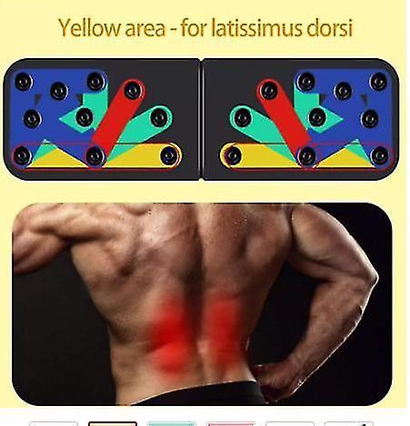 Folding Push Up Board Gym Home Fitness Équipement d’exercice Entraînement corporel Push-up Stand Triceps devrait