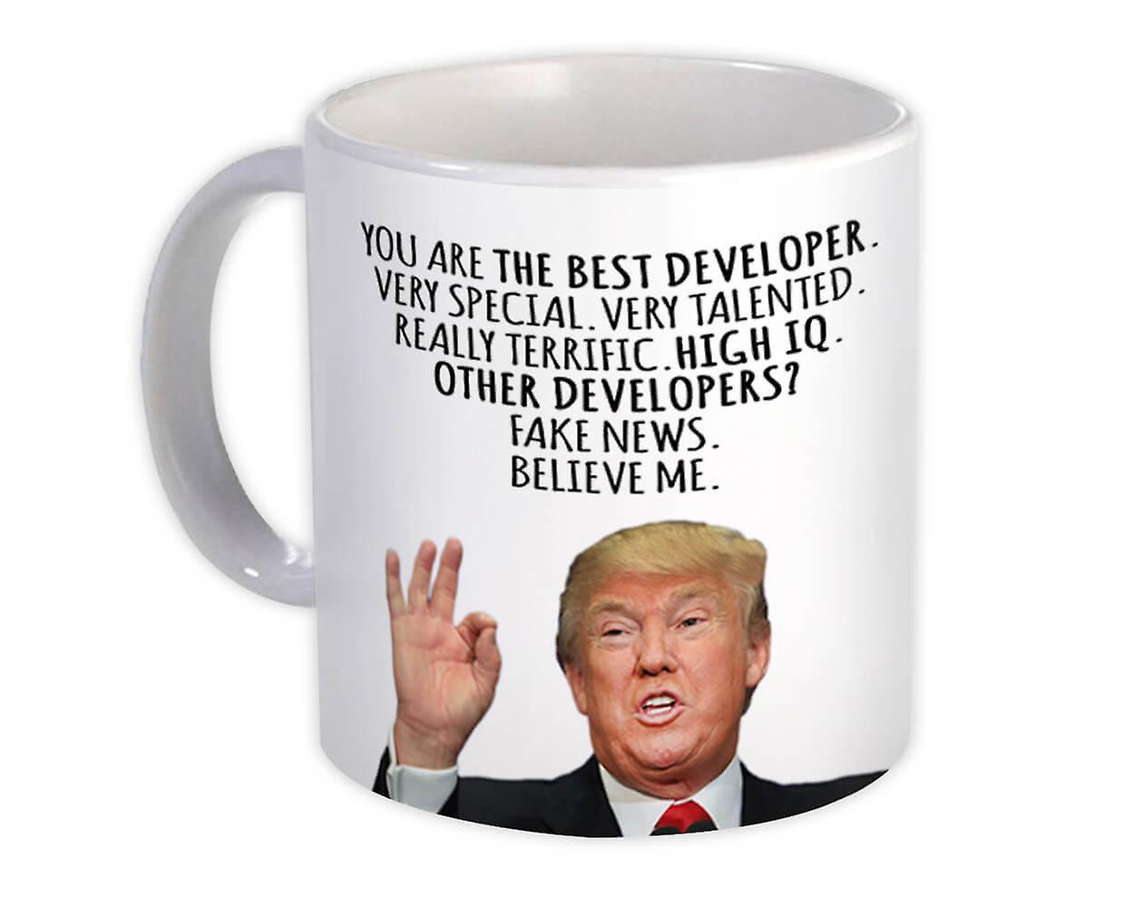 Gift Mug: DEVELOPER Funny Trump Best