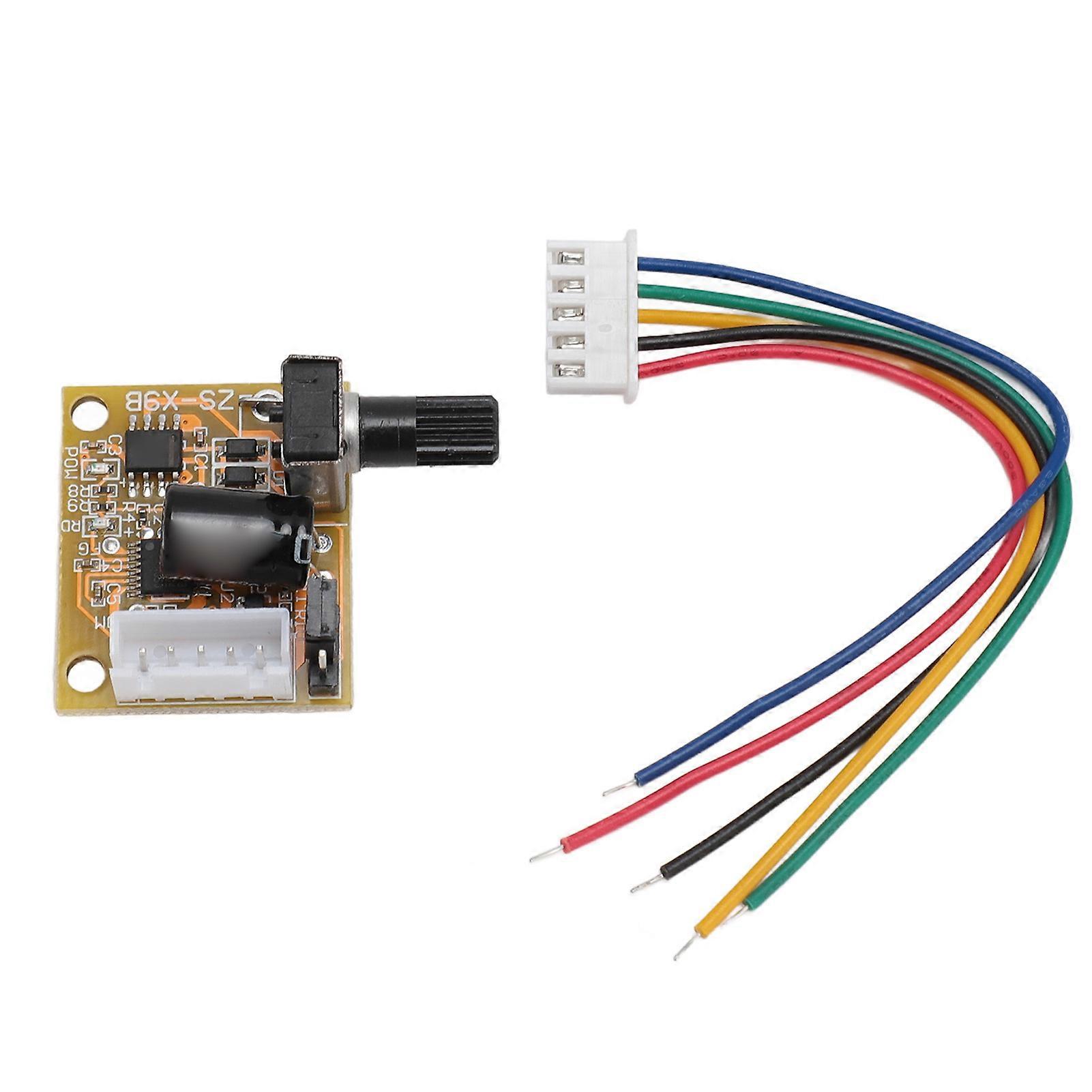 DC Motor Driver Module 3 Phase Sensorless Wide Voltage Brushless BLDC Motor Controller Board 15W DC5V‑15V