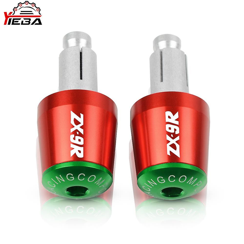 7/8" 22mm Motorcycle Handle Hand Bar Ends Handlebar Grip End Cap Plug For Kawasaki Zx9r Zx-9r 1998 1999 2000 2001 2002 2003 2004