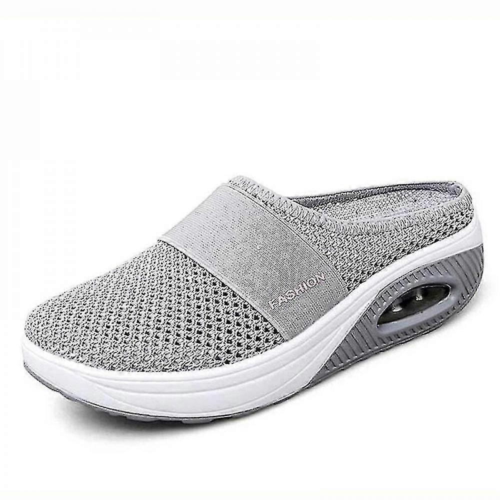 נשים נעלי בית טריז נגד החלקה נעלי בית פרימיום וינטאג' יום יומי נקבה פלטפורמה נעלי רטרו מידה גדולה סנדלי סוכרת אורתופדיים Jzw