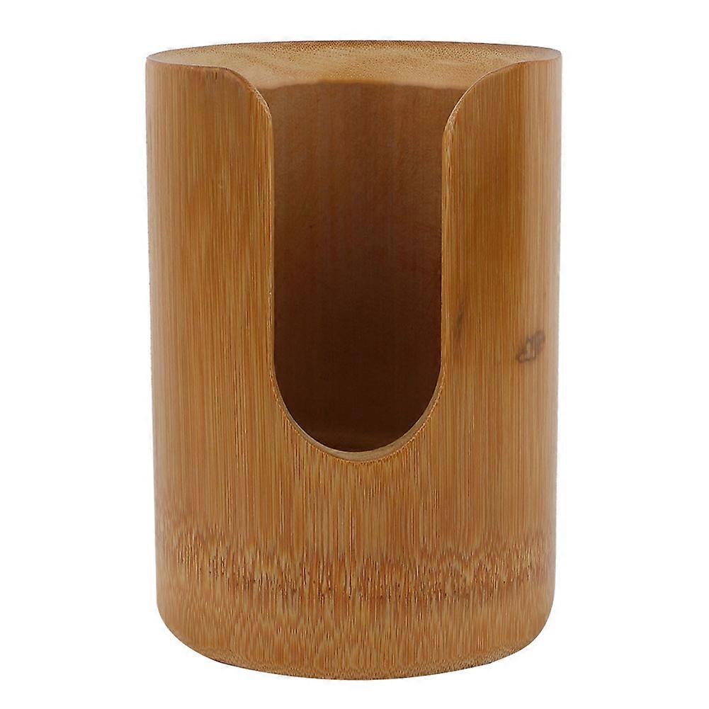 Bamboo Tea Cups Holder Storage Bucket Box Tea Accessories(S)