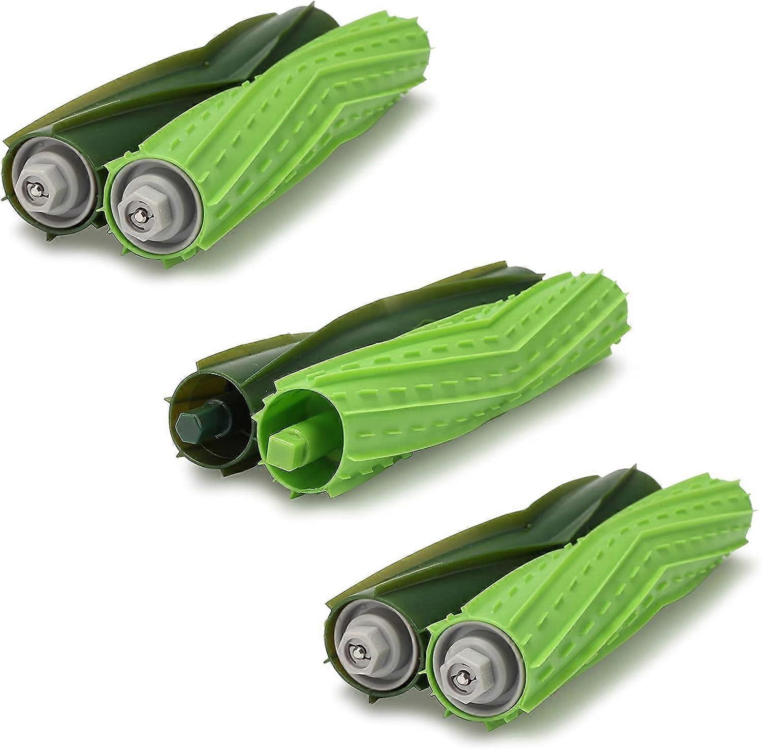3 Set Roller Brushes Replacement Parts Compatible for iRobot Roomba i3 i3+ i6+ i7 i7+ E5 E6 E7 Vacuum Cleaner Accessories i Series Replenishment Kit