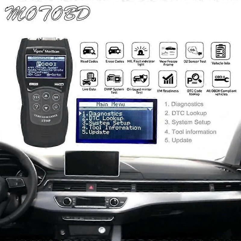 Newest Vgate VS890S OBD2 Diagnostic Scanner VS890 Vgate SCAN Tool VS 890 CAN~BUS Multi~Languages Car Code Reader ST1M801