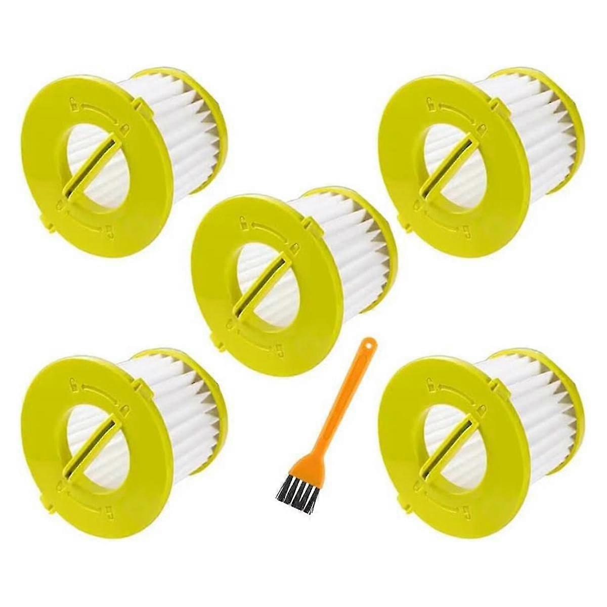 5pcs Replacement Washable Filter for 18V ONE+ PERFORMANCE HAND VACUUM PCL704K, PCL705K,PCL705B,PCL700