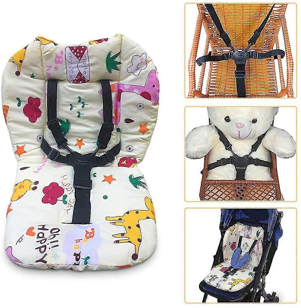 ハイチェアクッションとサスペンダー、ハイチェアクッション、パッド入りベビーハイチェア