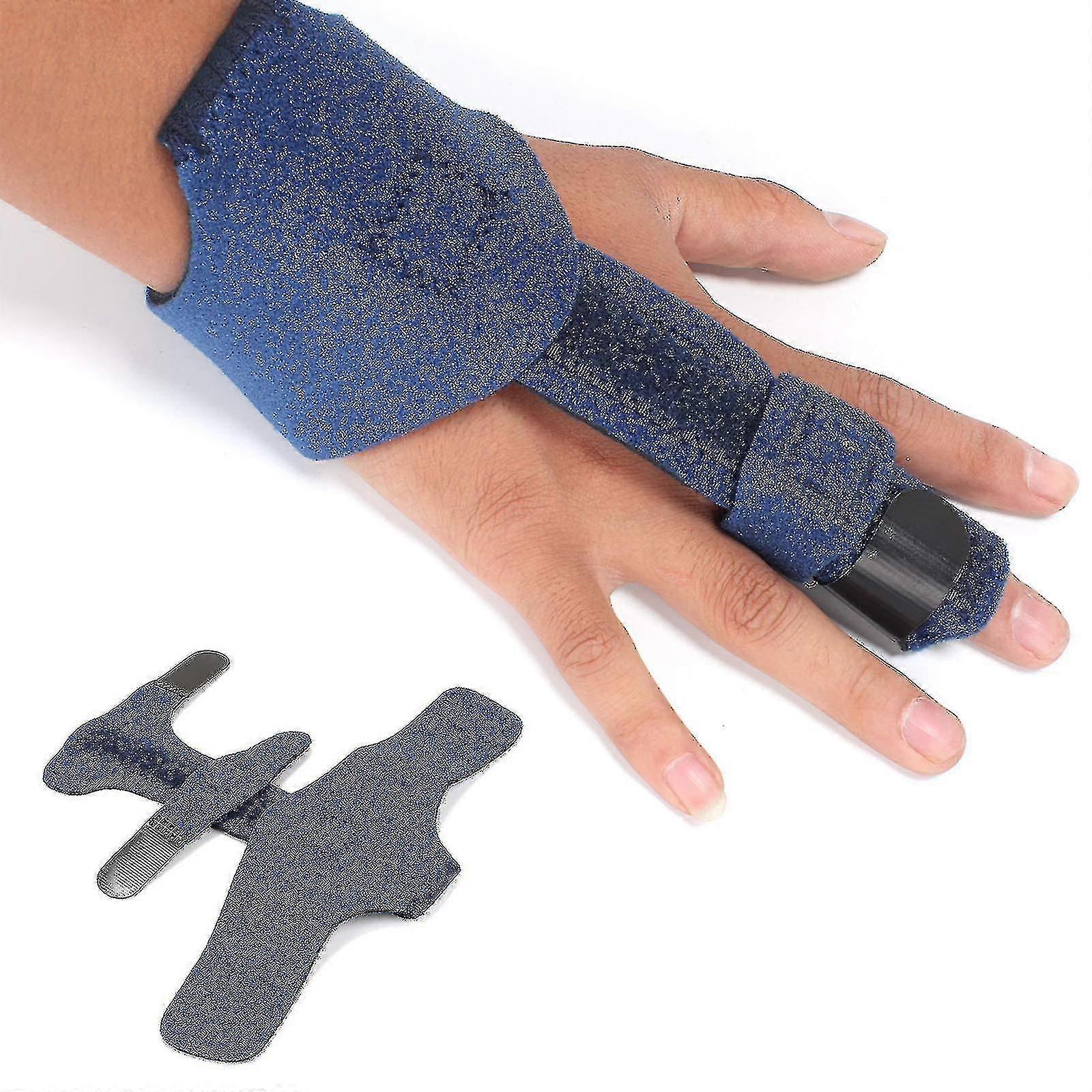 جبيرة الإصبع ، دعامة الإصبع القابلة للإزالة لأي إصبع ، Suopport لتخفيف الانزعاج من الإصبع ، الالتواء ، إصابة البوري