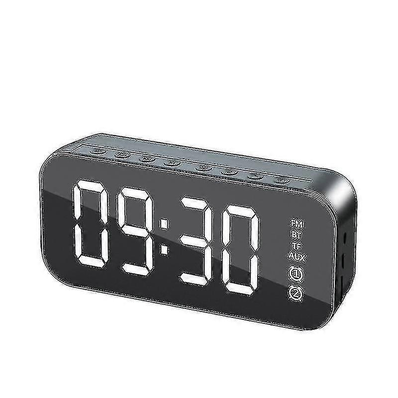 multifunksjonell ledet digital vekkerklokke og Bluetooth-høyttaler