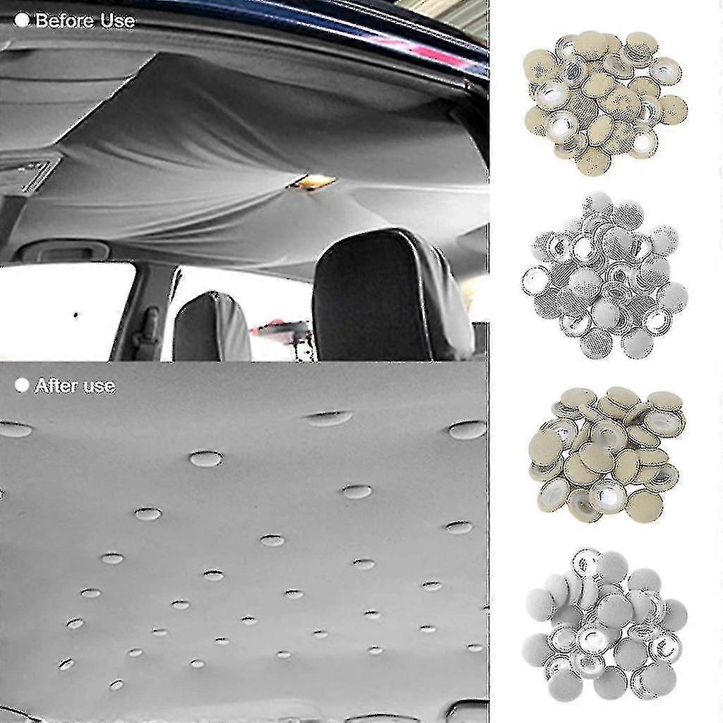 Headliner Κουμπί επισκευής Universal Car Roof Fabrics Nylon Fit Compatible-for All Cars WG
