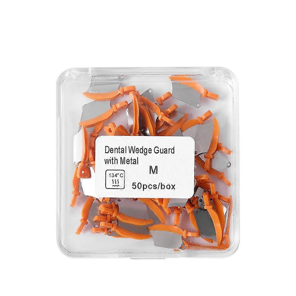 FSWアズデント50pcs /ボックス歯科プライム歯近位間プラスチックウェッジガード金属保護スチールマトリックス歯科医用機器ツール