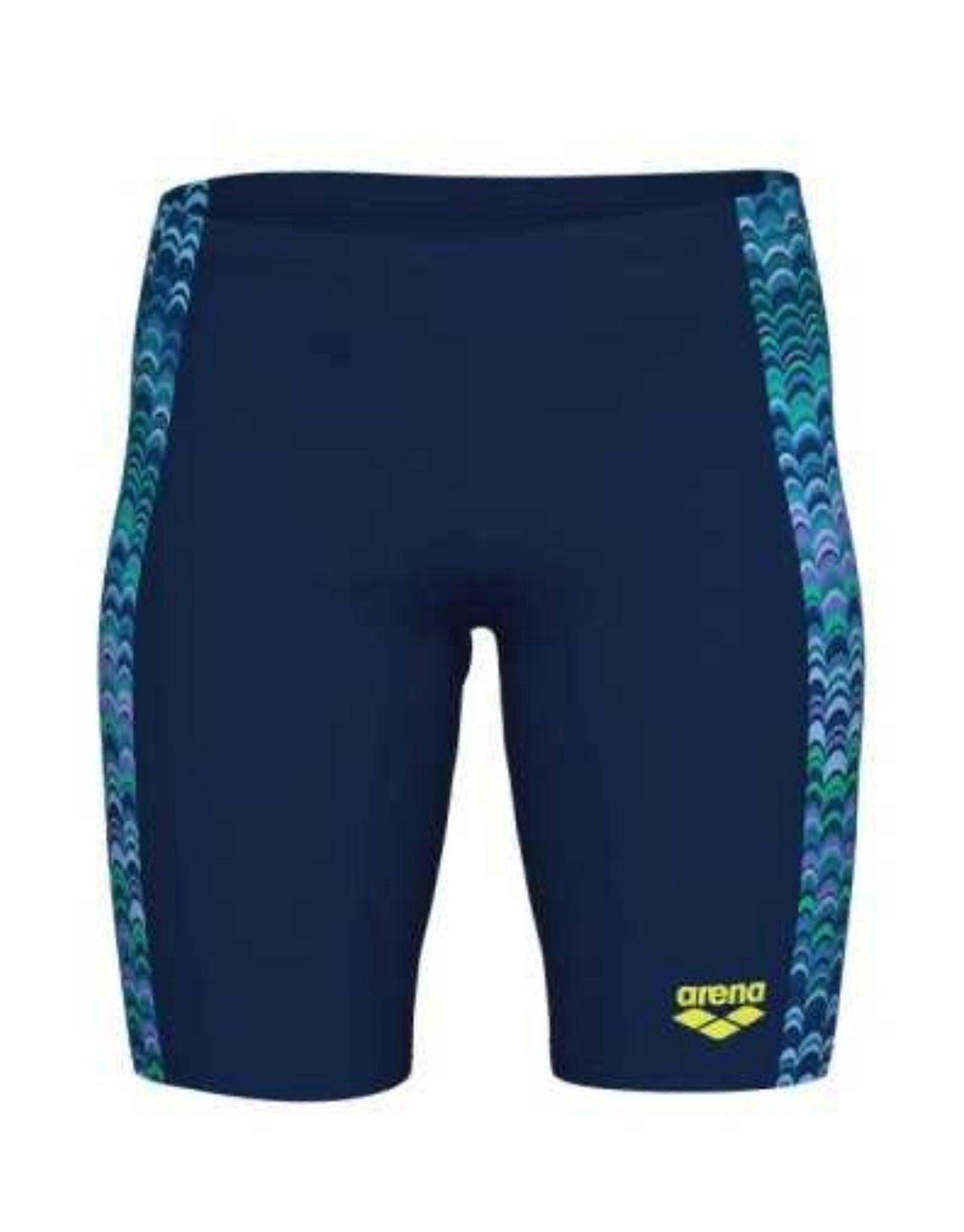 Arena Boys Ondulation Swim Jammer - Navy/Multi