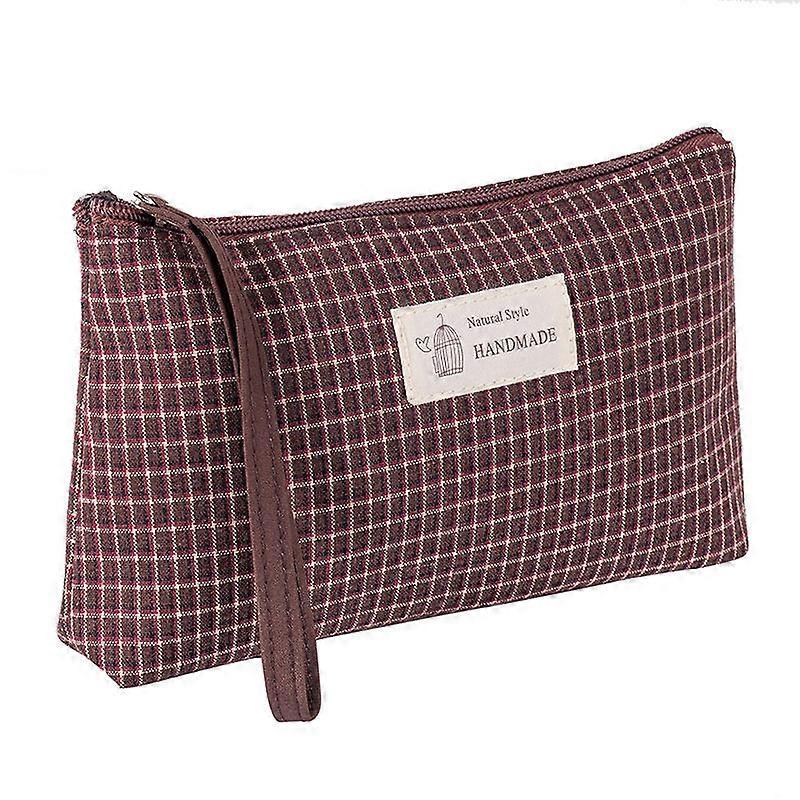 Canvas Cosmetic Bag, Multi-Function Travel Storage Bag Coin Purse