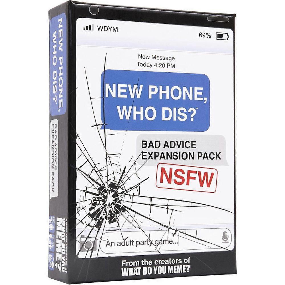 Phone, Who Dis? Bad Advice Expansion Fun and Engaging Pack for Party Games