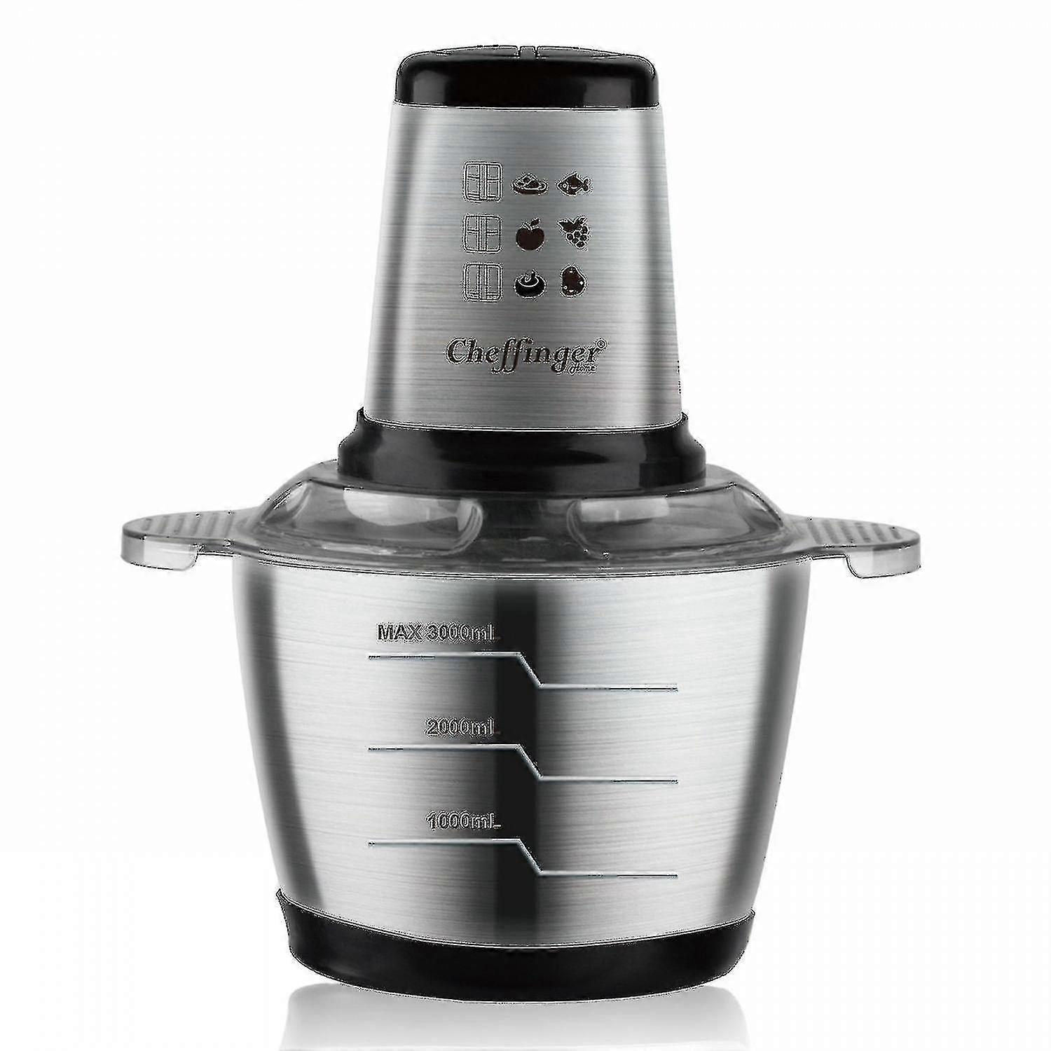 Cheffinger CF FP1000I: 3L 1000W Food Processor -lk