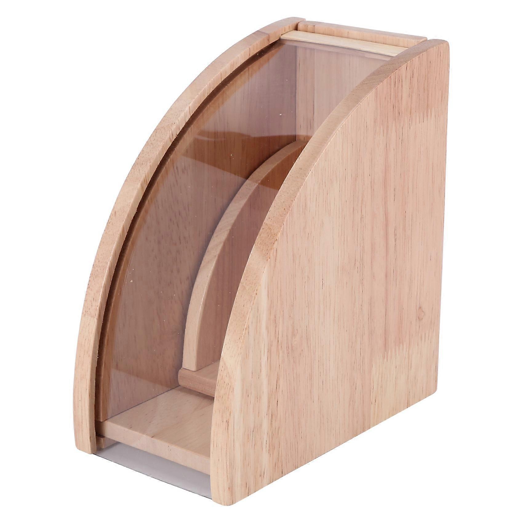 Hand-Drip Coffee Filter Paper Holder with Lid for Tapered Filter Paper Box Storage Rack Dust-Proof