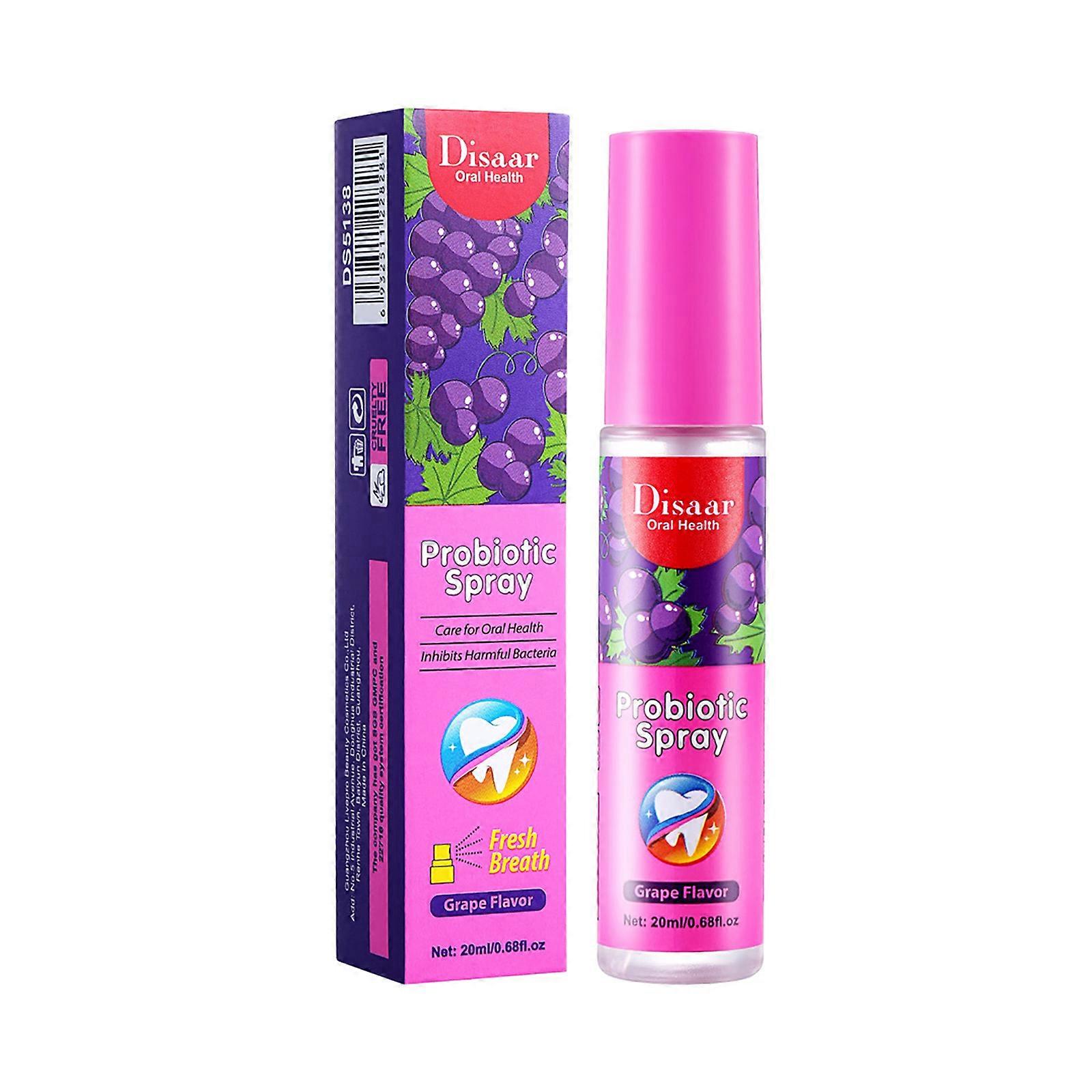 Uva orale Spray Respiro Rinfrescante Collutorio portatile 20ml