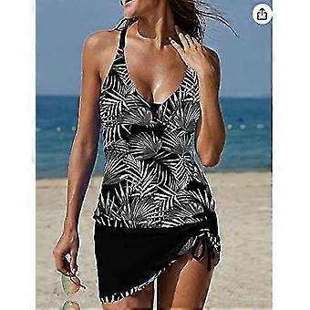 Women Sexy Tankini Swimsuits With Skirt 2 Piece Swimwear Color Block  Bathing Suits | Fruugo IL
