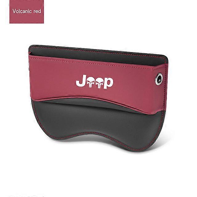 Leather Car Seat Gap Storage Box Filler Pockets For Jeep Renegade Commander Wrangler Liberty Cherokee Compass Patriot