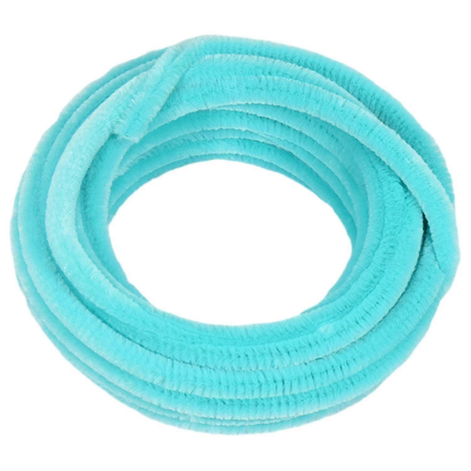 10 مم 12 م منظف الأنابيب ملون طويل ضبابي DIY Art Craft تعليم ما قبل المدرسة مرن أطفال الشنيل