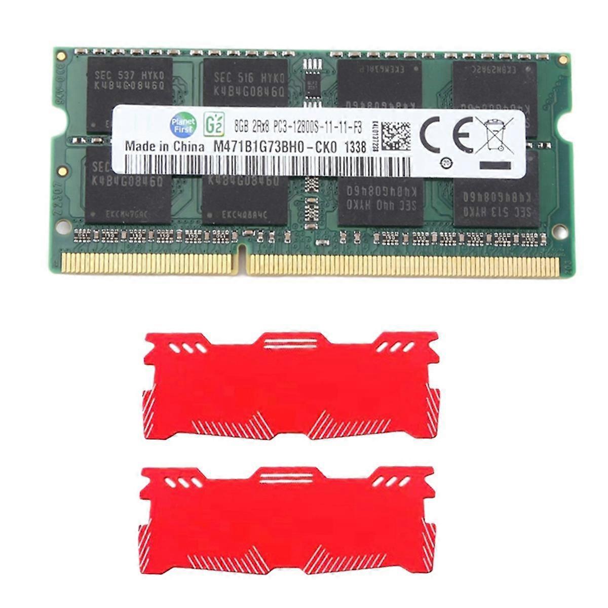 DDR3 8GB Laptop Memory Ram+Cooling Vest 1600Mhz PC3-12800 1.5V 204 Pins SODIMM 2RX8 for Laptop Memo