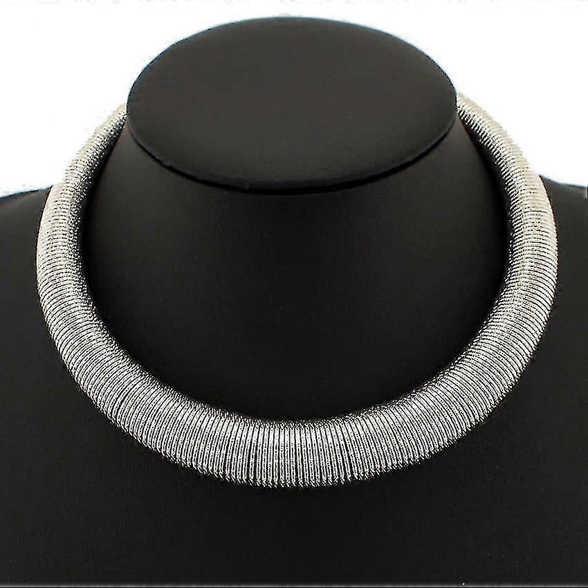 chunky metal torques, collar chokers necklaces