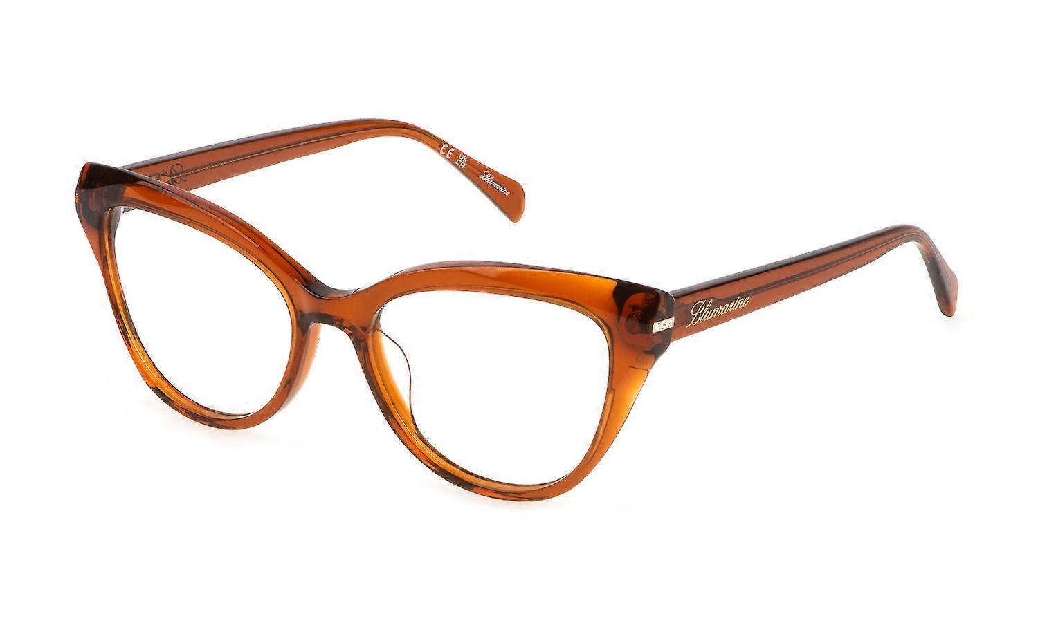 Eyewear Frames Blumarine VBM821S 0M84 CAMMELLO Transparent LUCIDO 53/17/135 WOMAN