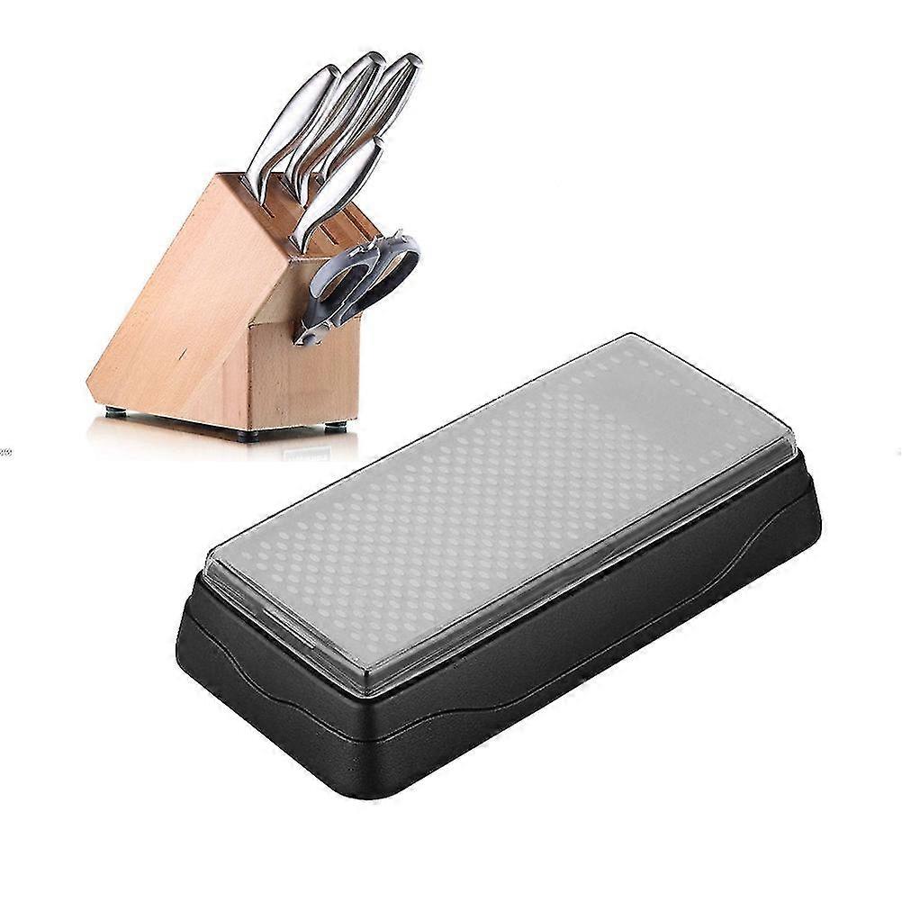 Double Sided Diamond Sharpening Stone Kitchen Outdoor Sharpener