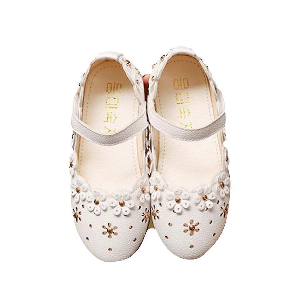 Fianao لطيف حديثي الولادة طفلة جوفاء من زهرة المضادة للانزلاق أحذية الأميرة الصنادل المسطحة