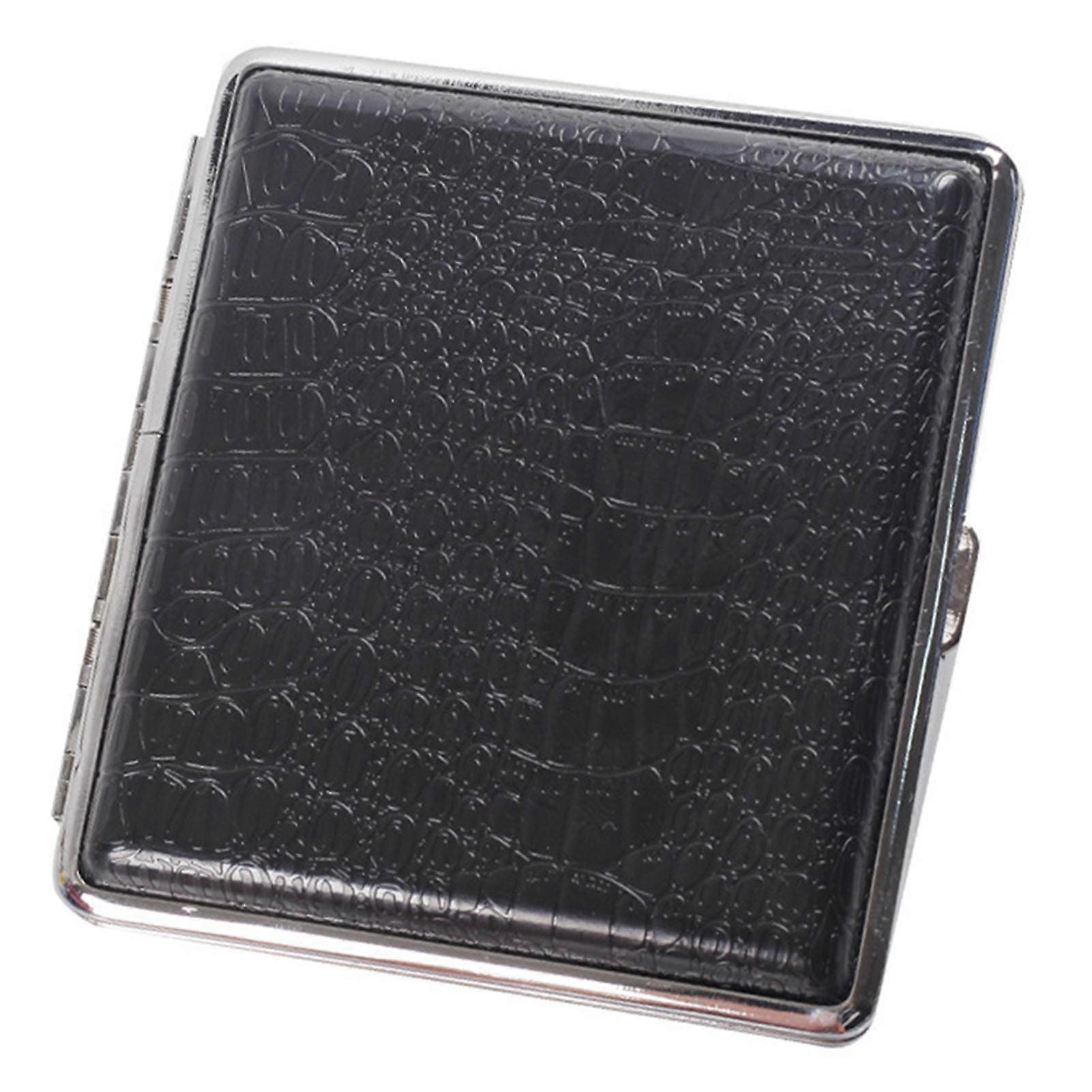 Portable Cigar Cigaretes Cases Extra Slim Alloy Cigarette Case For Men Smoking Accessories
