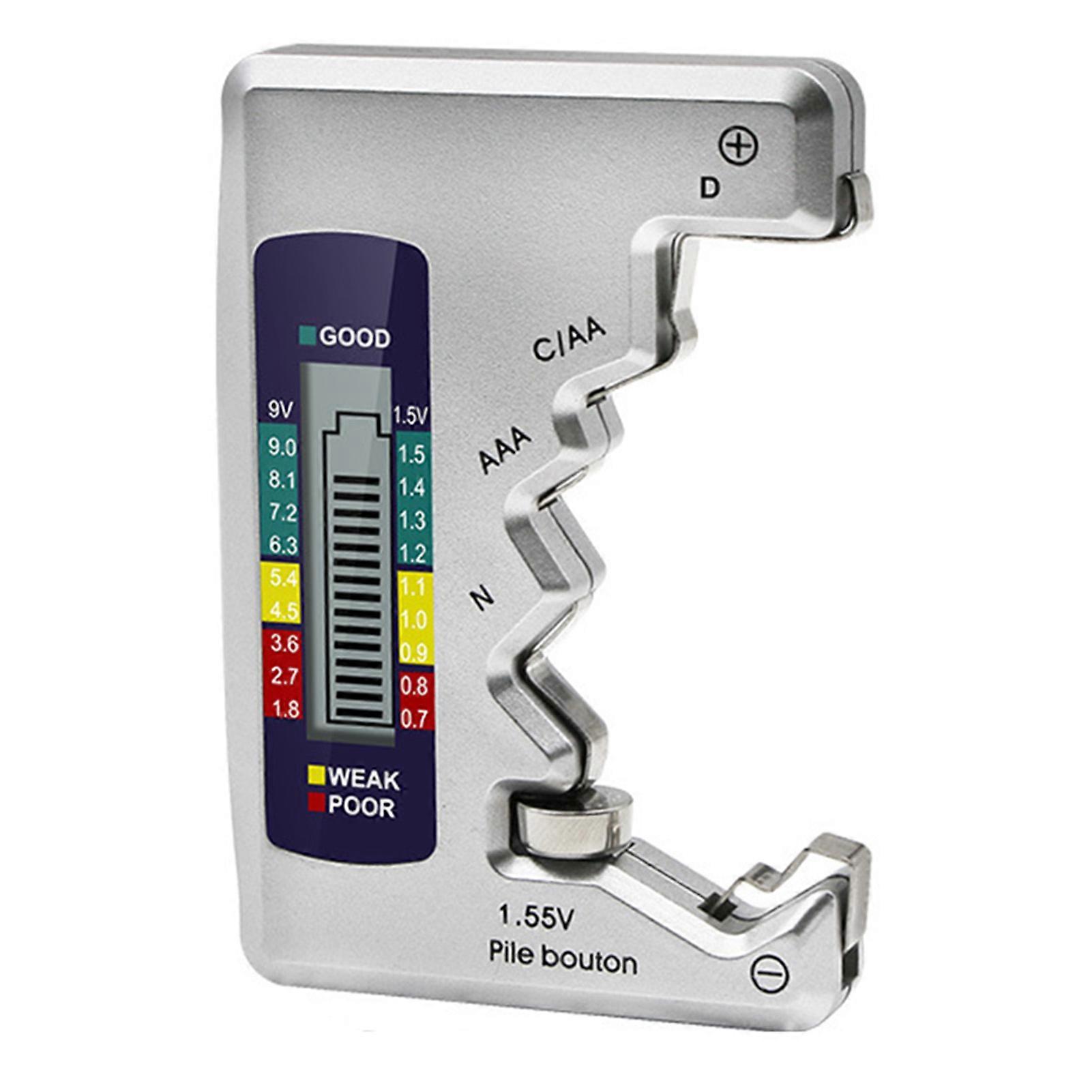 Battery Tester Digital Display Battery Power Detector AA / AAA 9V Battery Power