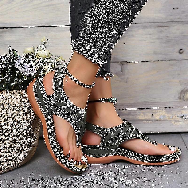 Women's Comfortable Orthopedic Sandals,orthopedic Sandals, Flat