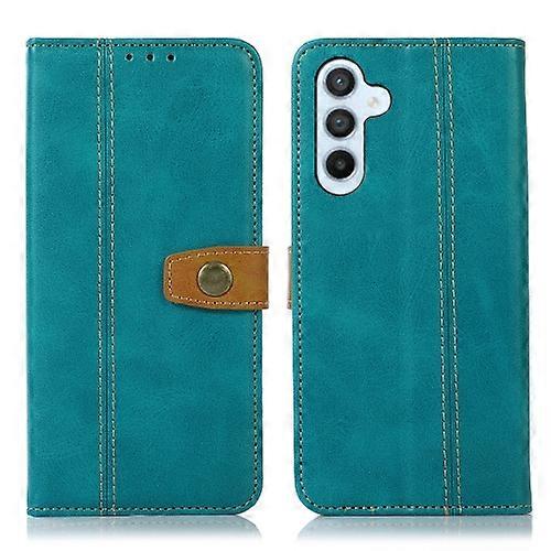 For Samsung Galaxy A05s 4G Stitching Thread Calf Texture Leather Mobile Phone Case