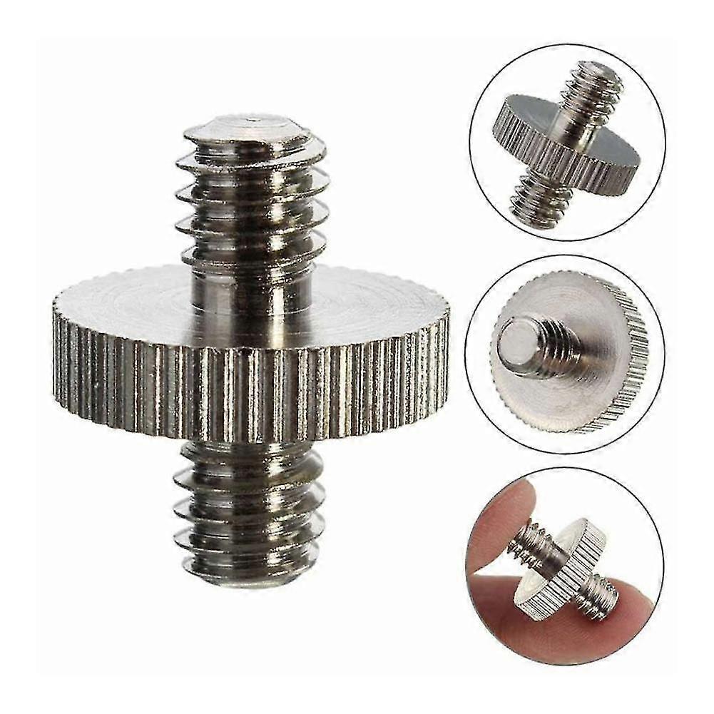 1/4 "ذكر إلى 1/4" ذكر محول برغي الكاميرا الخيوط للحامل ثلاثي القوائم (جبل N1G4