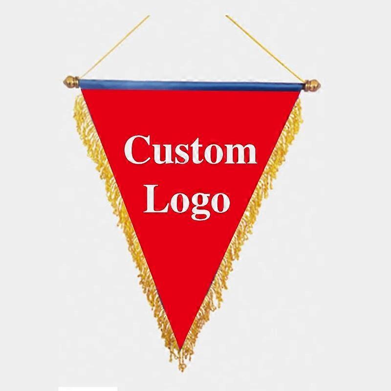 Custom Flag Banner Custom Logo Square Football Team Customized Flag Pennant Hanging Honor