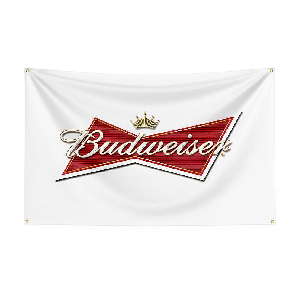 90x150cm Budweisers Flag Polyester Printed Beer Banner For Decor