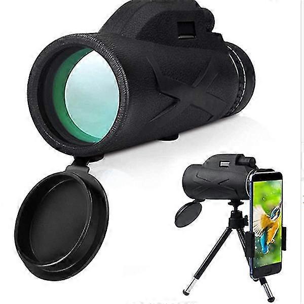 Single-eye Star Telescope, Standard Telescope +universal Mobile Phone Editing +aluminum Alloy Telescope Bracket - 80x100