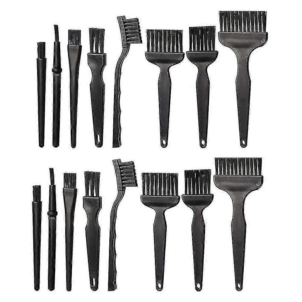 Compatible With16 Plastic Handle Anti Static Brushes Small Spaces Cleaning Brushes