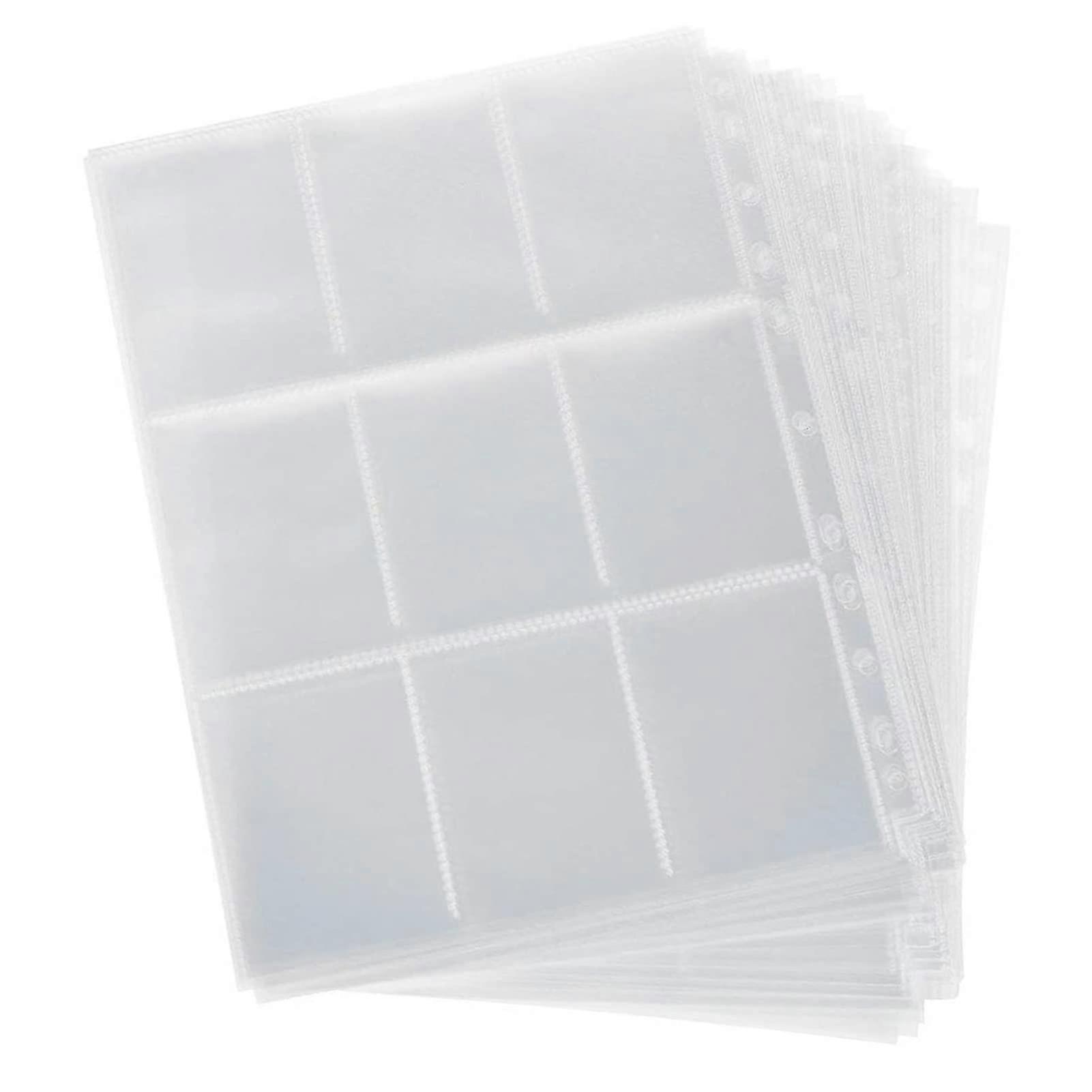 270 Pockets Trading Card Sleeves Card Binder, Trading Card File Storage Wallets Album Pages Collection 11 Hole