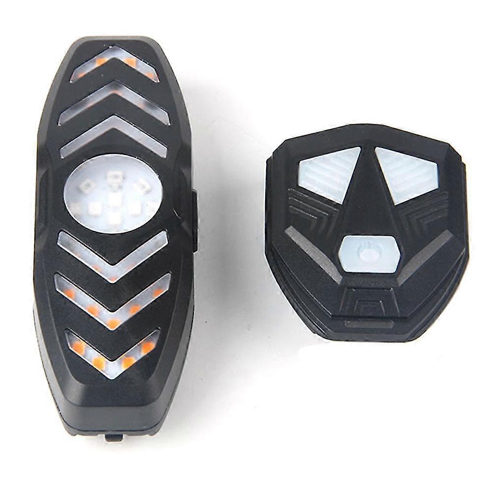 Bicycle Tail Rear Light Wireless Remote Control Turn Signal Bike Tail Light Waterproof Usb Charging