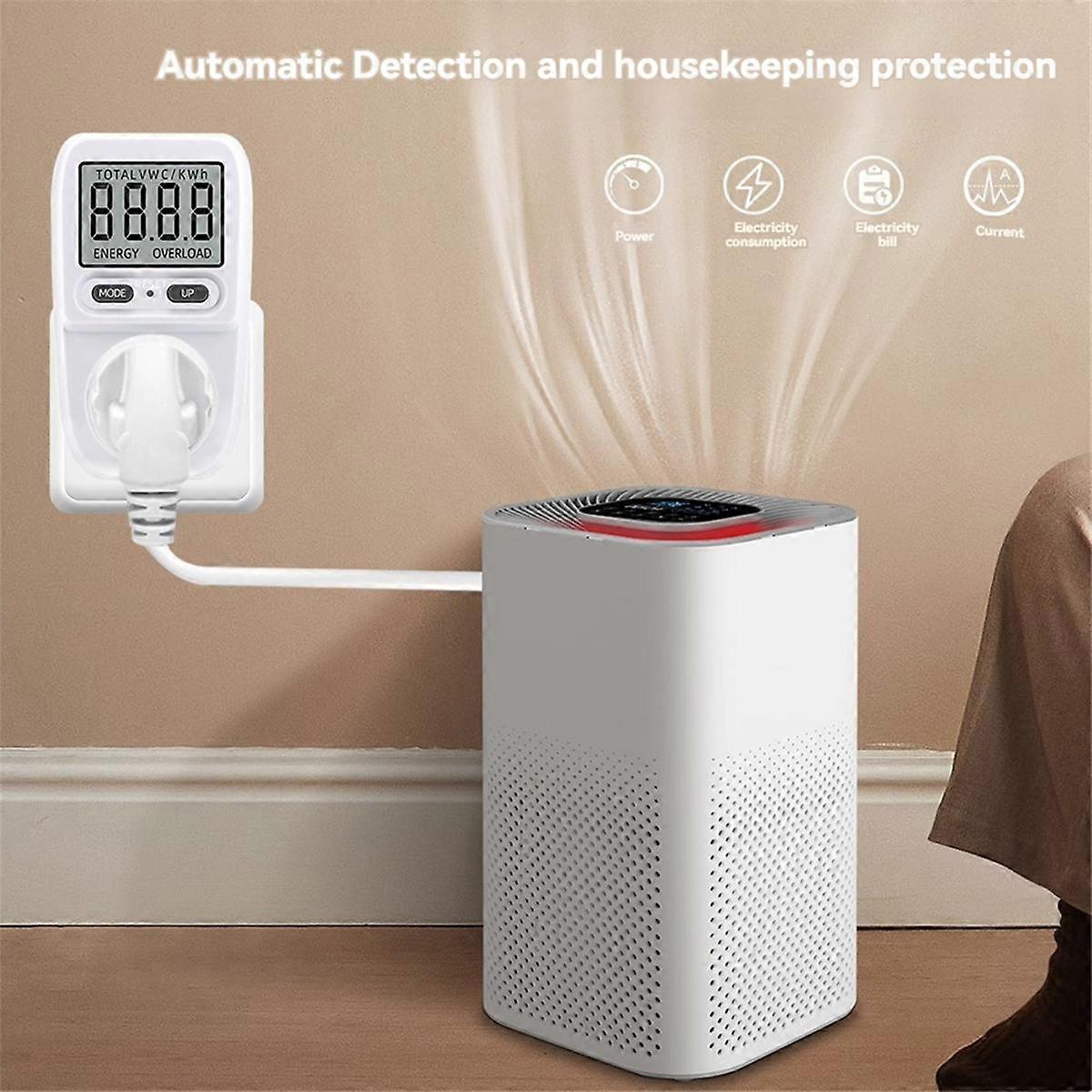 Electricity Power Meter Wattmeter LCD Energy Meter Socket Electric Tester Measuring Outlet Power An