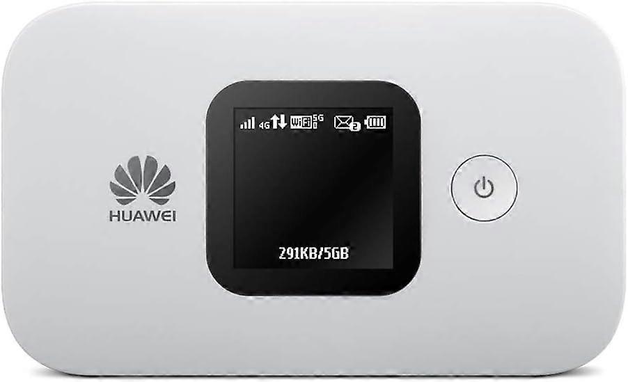 Huawei E5577 White 4G منخفض التكلفة للسفر Wi-Fi ، نقطة اتصال Wi-Fi محمولة فائقة السرعة - بطارية طويلة الأمد