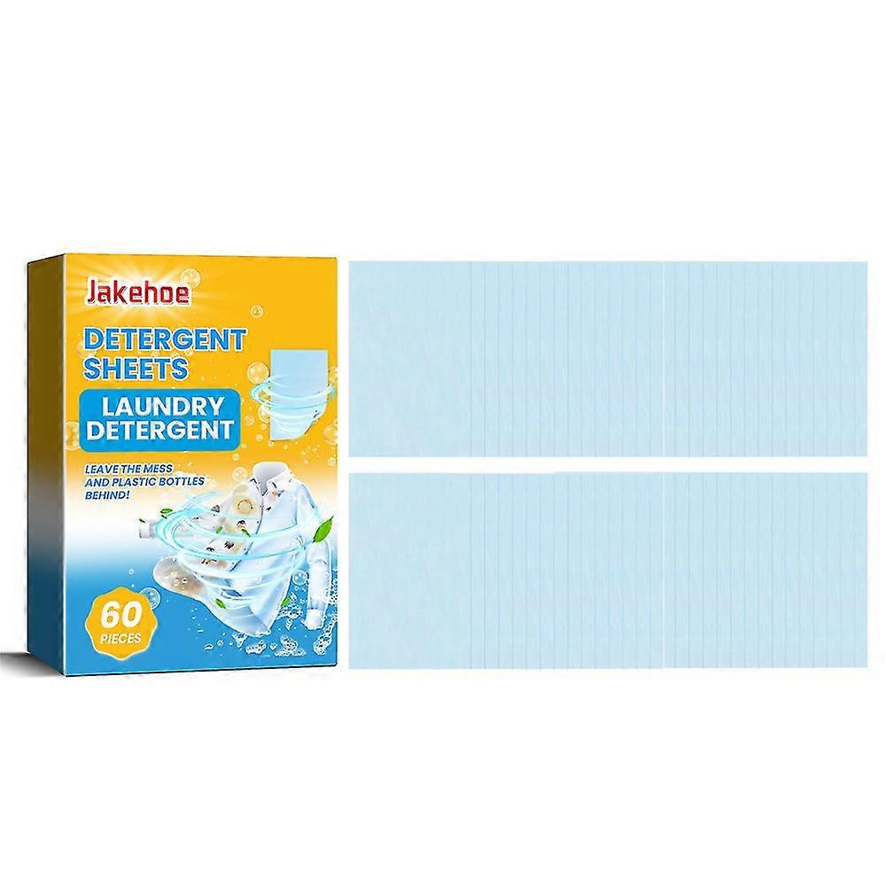 60pcs Laundry Tablets Anti-Staining Clothes Sheets