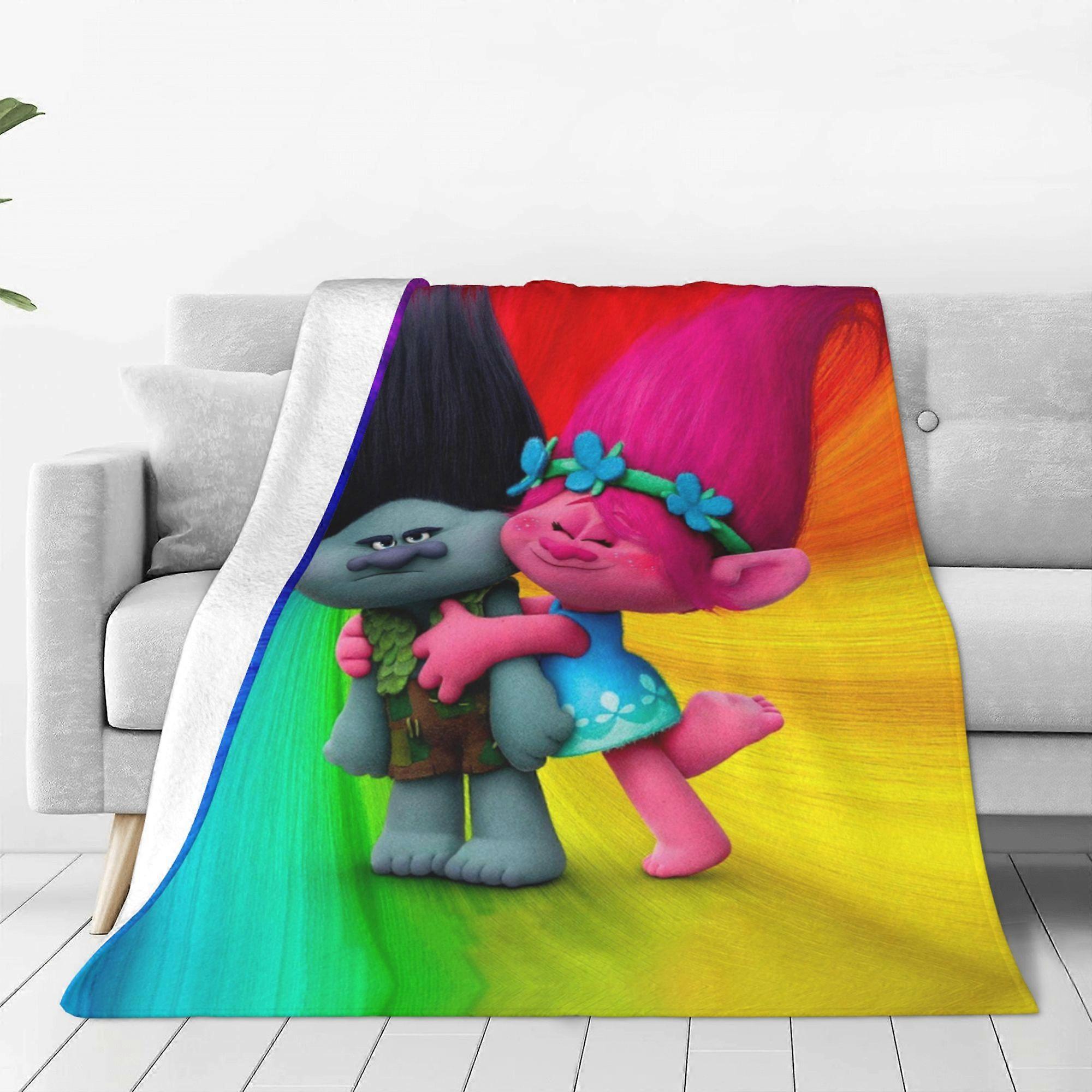 Trolls Band Together Blanket Throw Lightweight Soft Air