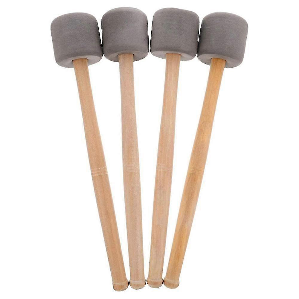 4pcs Drum Mallets Sticks Mallets Foam Head Drum Mallets For Marching Band Percussion