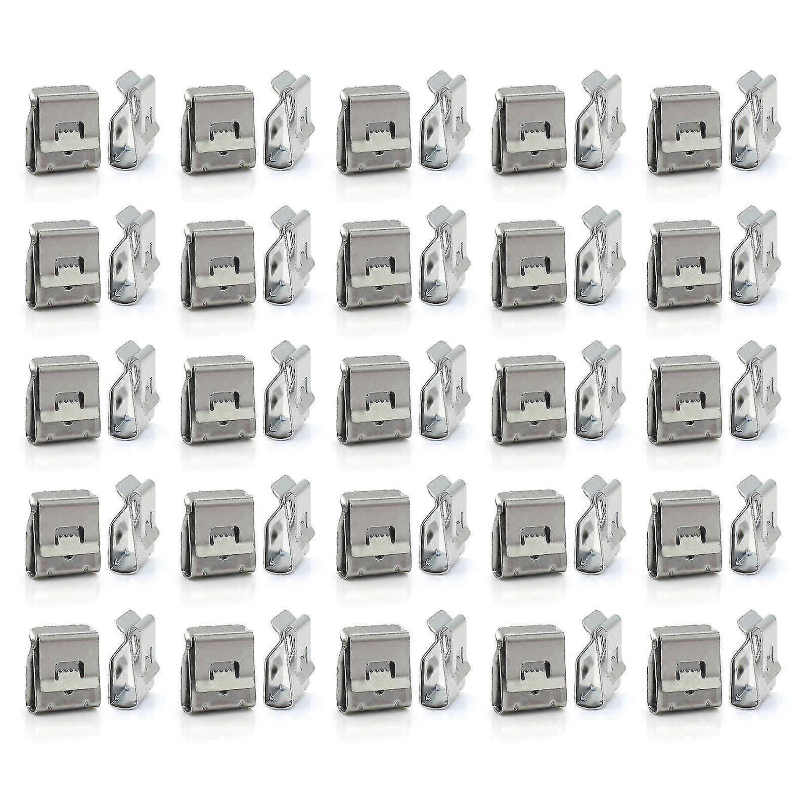 50pcs Solar Panel Cable Clips Management 2 Wire Pv Wire Clip Locking Fastener