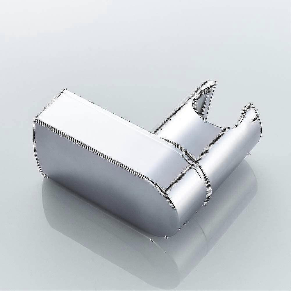 Bathroom Shower Head Holder, Wall Mounted Hand Shower Holder, Chrome, Silver-1pcs