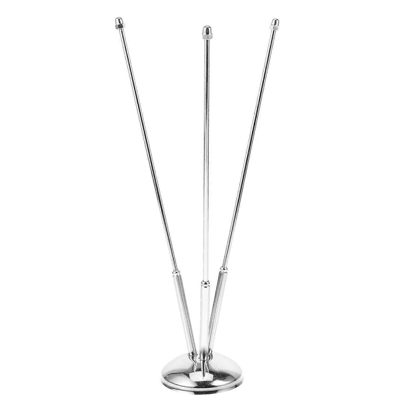 Desk Flag Stand Base Metal Flag Pole Desktop Meeting Room Flagpole V Shaped Flag Pole