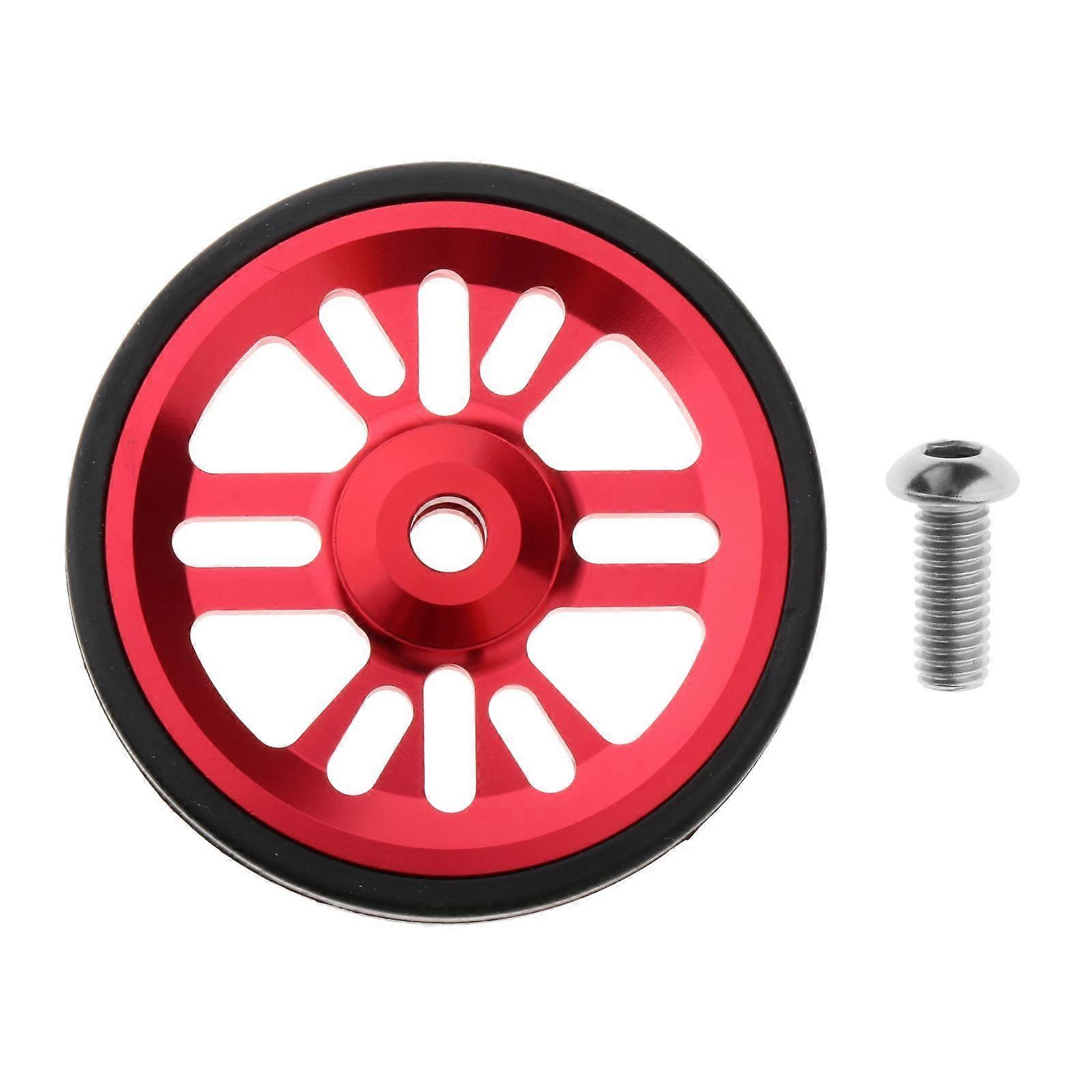 Easy Wheel Bicycle Modification Easywheel for  Folding Bike Red