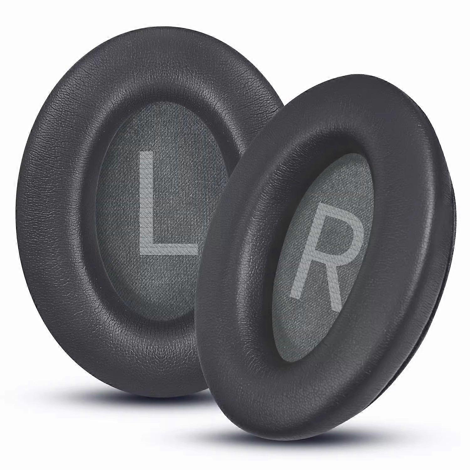 For BOSE QC45 1pair Headphone Sponge Earmuff Leather Cover